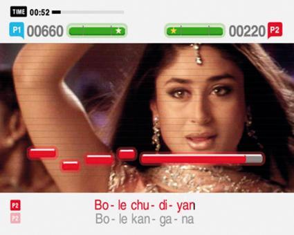 SingStar Bollywood's background