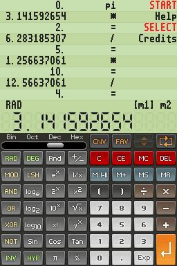 Calculator's background