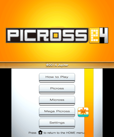 Picross e4's background