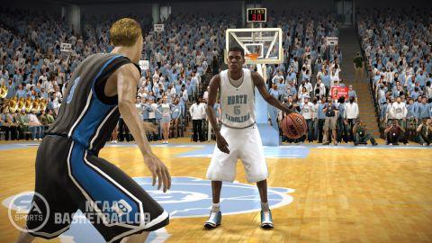 NCAA Basketball 09's background