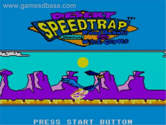 Desert Speedtrap Starring Road Runner & Wile E. Coyote's background