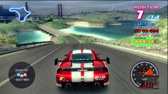 Ridge Racer 6's background