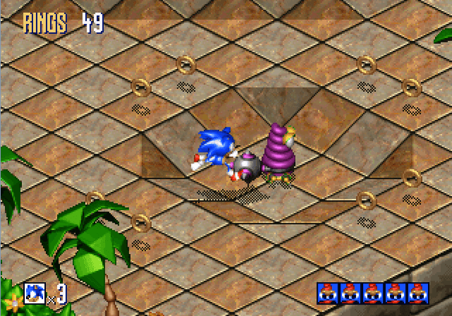 Sonic 3D Blast's background