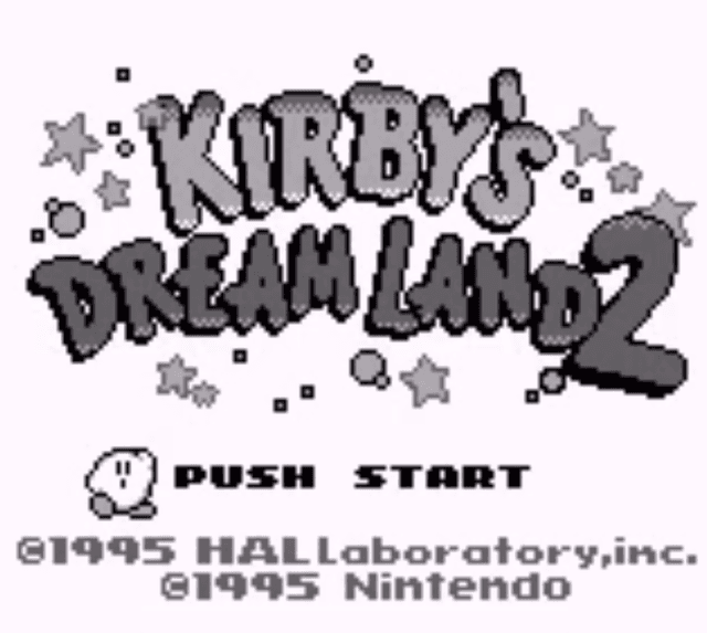 Kirby's Dream Land 2's background
