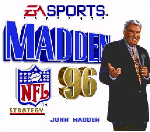 Madden NFL 96's background