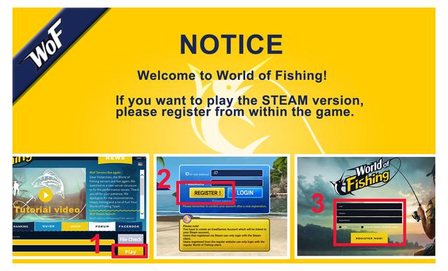 World of Fishing's background