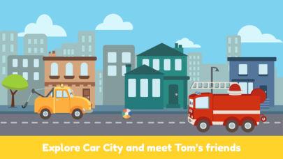 Tom the Tow Truck of Car City's background