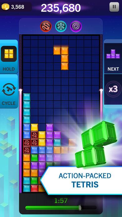 Tetris Blitz's background