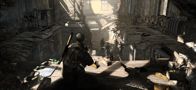 Sniper Elite V2's background