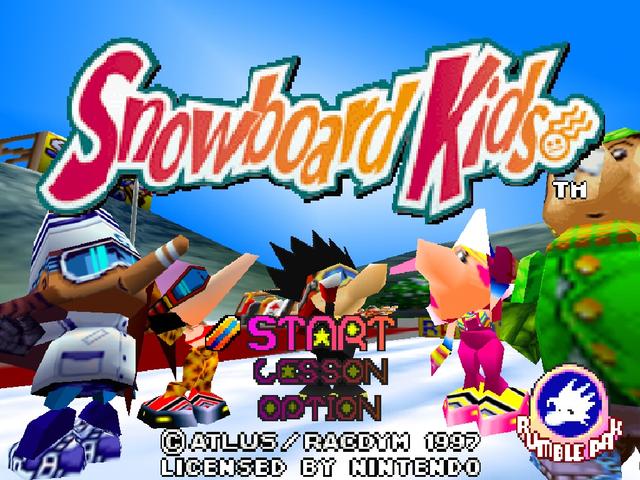 Snowboard Kids's background