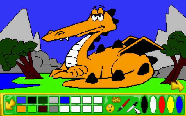 Putt-Putt and Fatty Bear's Activity Pack's background