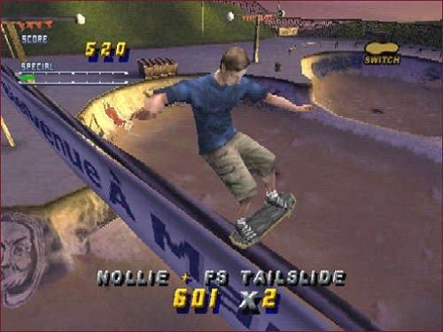 Tony Hawk's Pro Skater 2's background