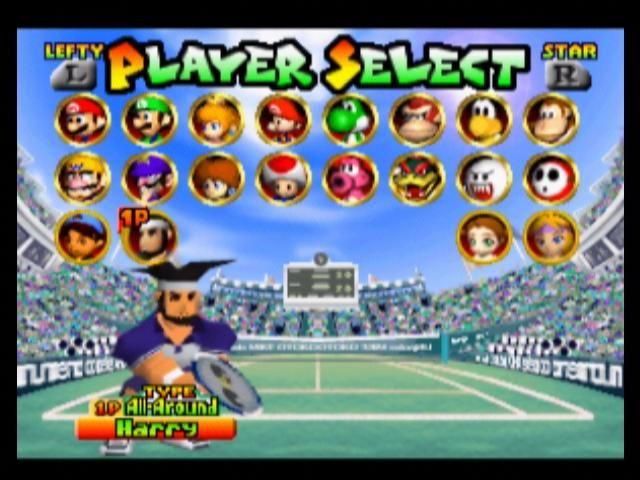 Mario Tennis's background