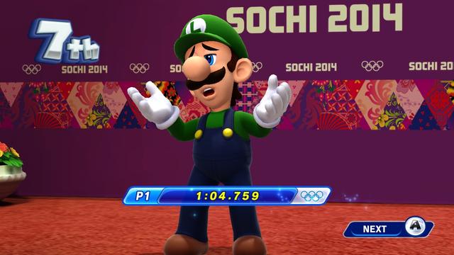 Mario & Sonic at the Sochi 2014 Olympic Winter Games's background