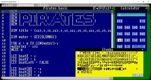 Super Game System Basic's background