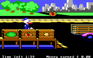 Donald Duck's Playground's background