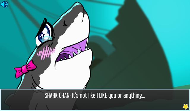 Shark Dating Simulator XL's background