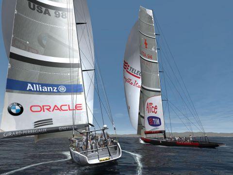 Virtual Skipper 5 - 32nd America's Cup's background