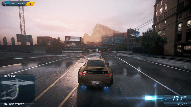 Need for Speed: Most Wanted's background