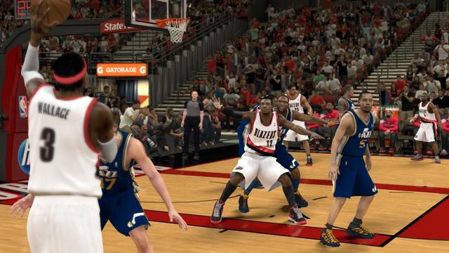 NBA 2K12's background