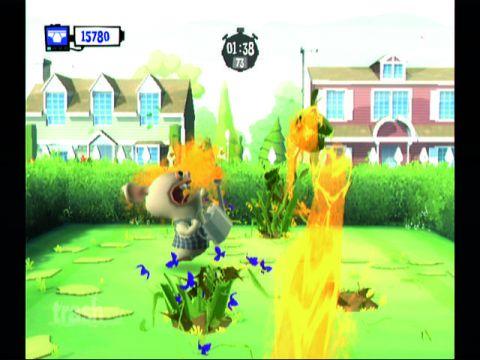 Rayman Raving Rabbids: TV Party's background