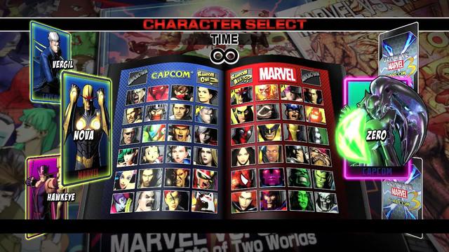Ultimate Marvel vs. Capcom 3's background