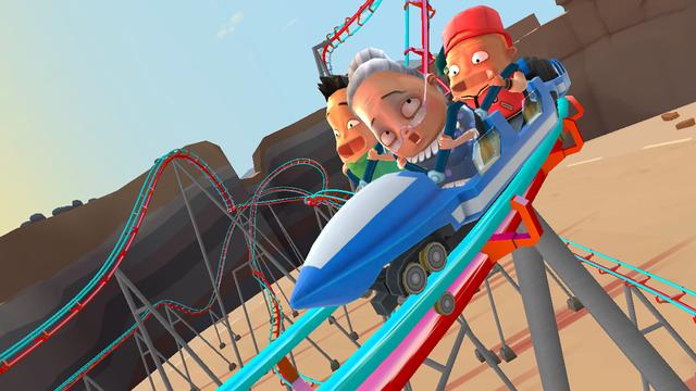 Coaster Crazy Deluxe's background