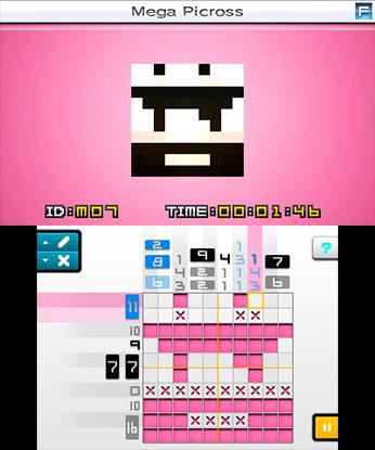 Picross e3's background