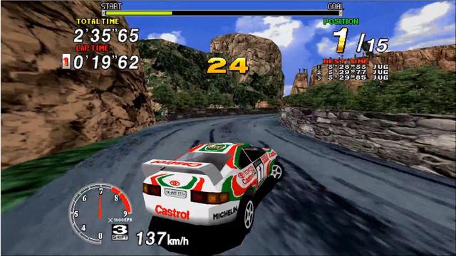 Sega Rally Championship's background