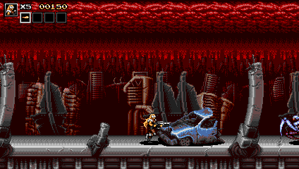 Blazing Chrome's background