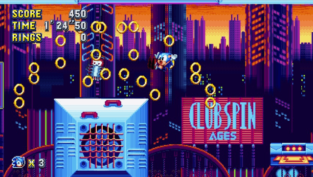 Sonic Mania's background