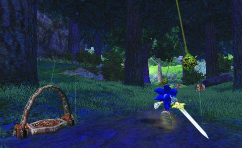 Sonic and the Black Knight's background