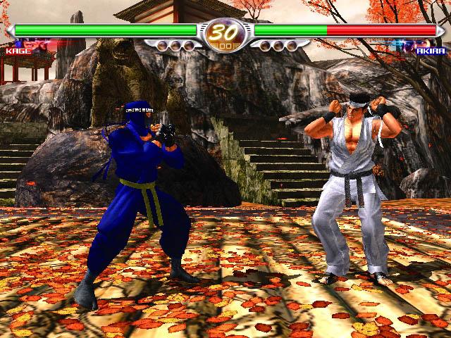 Virtua Fighter 4's background