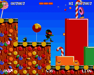 Zool: Ninja of the Nth Dimension's background