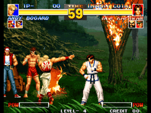 The King of Fighters '95's background