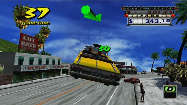 Crazy Taxi's background