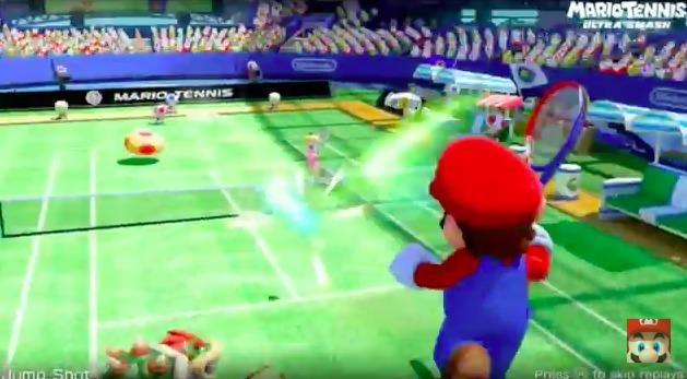 Mario Tennis: Ultra Smash's background