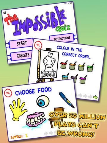 The Impossible Quiz! for iPad's background