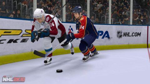 NHL 2K10's background