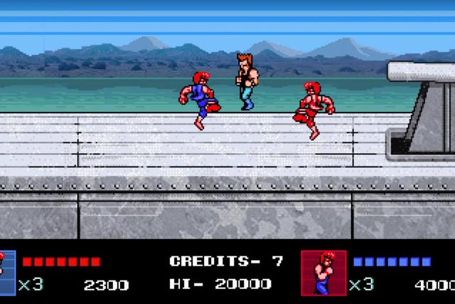 Double Dragon IV's background