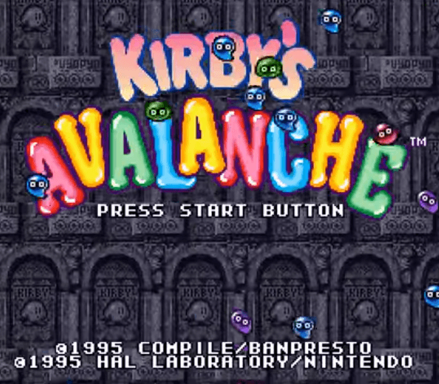 Kirby's Avalanche's background