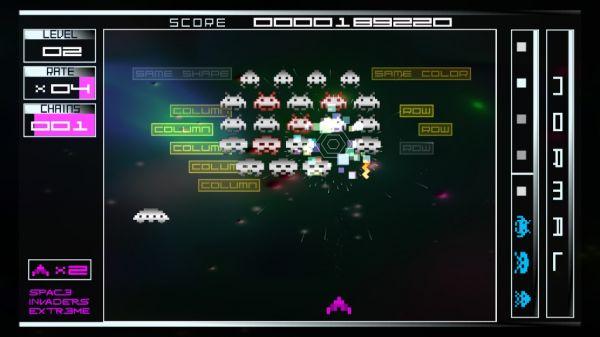 Space Invaders Extreme's background