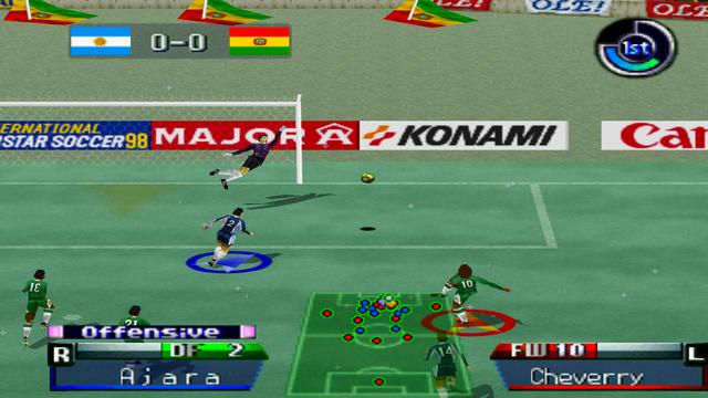 International Superstar Soccer '98's background