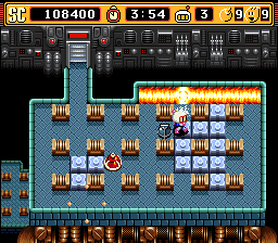 Super Bomberman 2's background