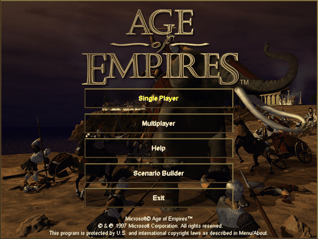 Age of Empires's background