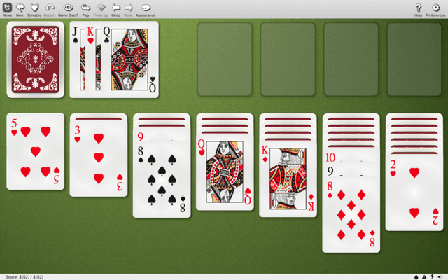 Top Solitaire's background