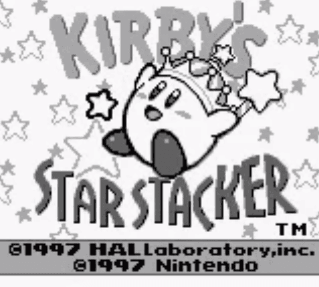 Kirby's Star Stacker's background