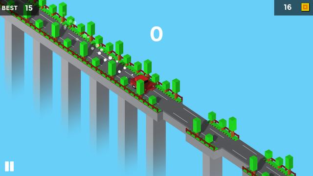 Pixel Traffic: Risky Bridge's background