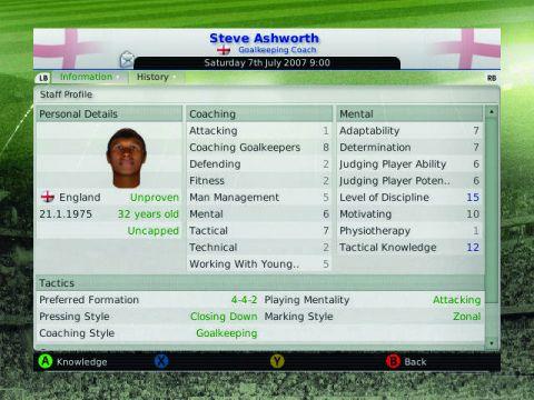 Football Manager 2008's background