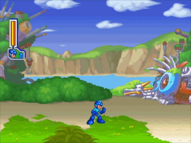 Mega Man 8's background